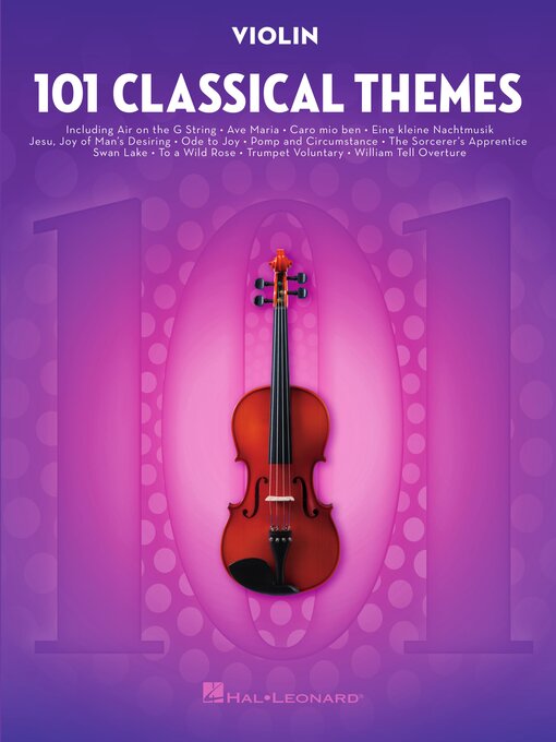 Cover image for 101 Classical Themes for Violin